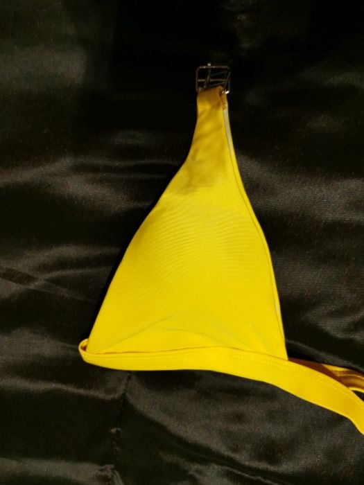 Bikini amarelo torrado ajustável L