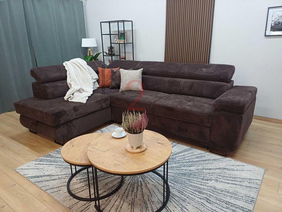 Narożnik Arteon  POD WYMIAR Bonell Rogówka Kanapa Sofa  USB+GRATIS