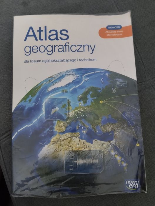 Atlas geograficzny Nowa era liceum i technikum