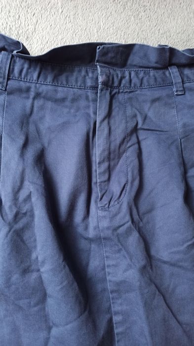 Granatowa spódnica rozkloszowana paperbag multi Wear rozm L