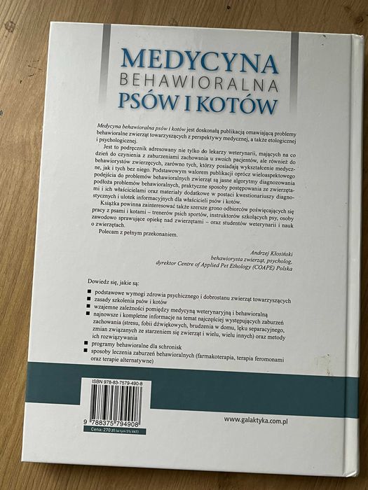 Medycyna behawioralna psów i kotów