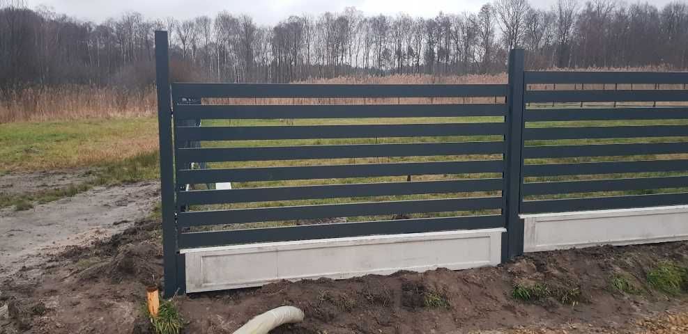 profil aluminiowy 100x20x1,5 600cm malowany ogrodzeniowy przęsło deska