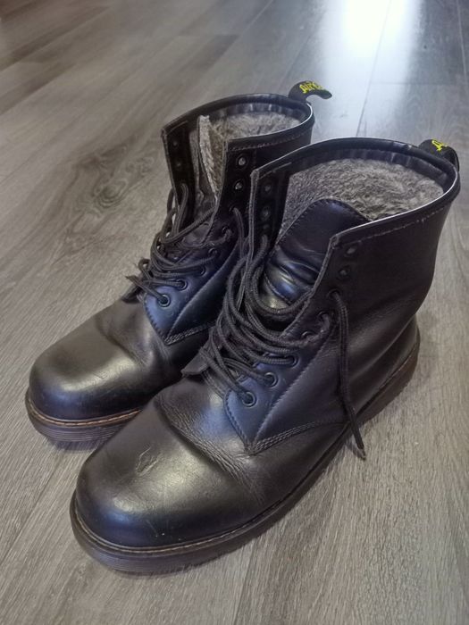 Чоловічі шкіряні зимові черевики