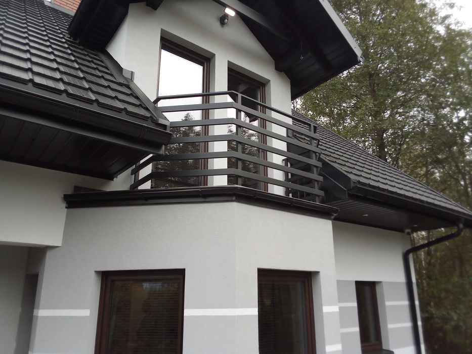 Nowoczesne Barierki balustrady balkony francuskie-MONTAŻ