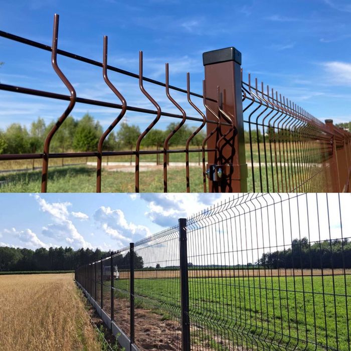 Ogrodzenie Panelowe 3D Kompletne 4mm + betony + słupki
