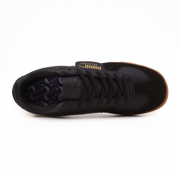 Жіночі кросівки Puma Palermo Leather "Black White Gum" Розміри 36-41