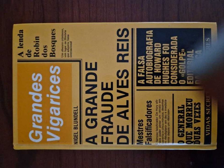 Livro “Grandes vigarices”  de Nigel Blundell