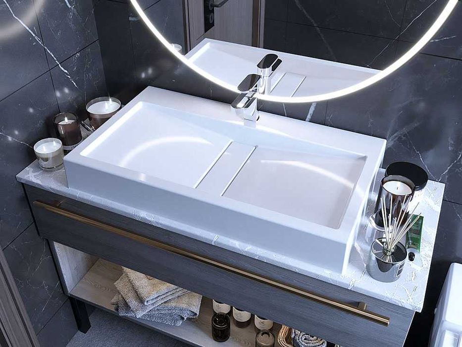 Уцінена Раковина, Умивальник, Luxor Milenium 80, Найнижча Ціна!