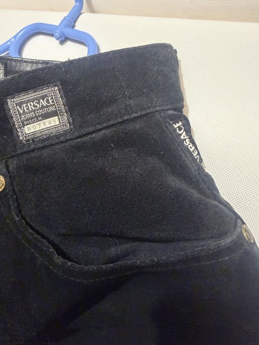 Штаны замшевые Versace оригинал