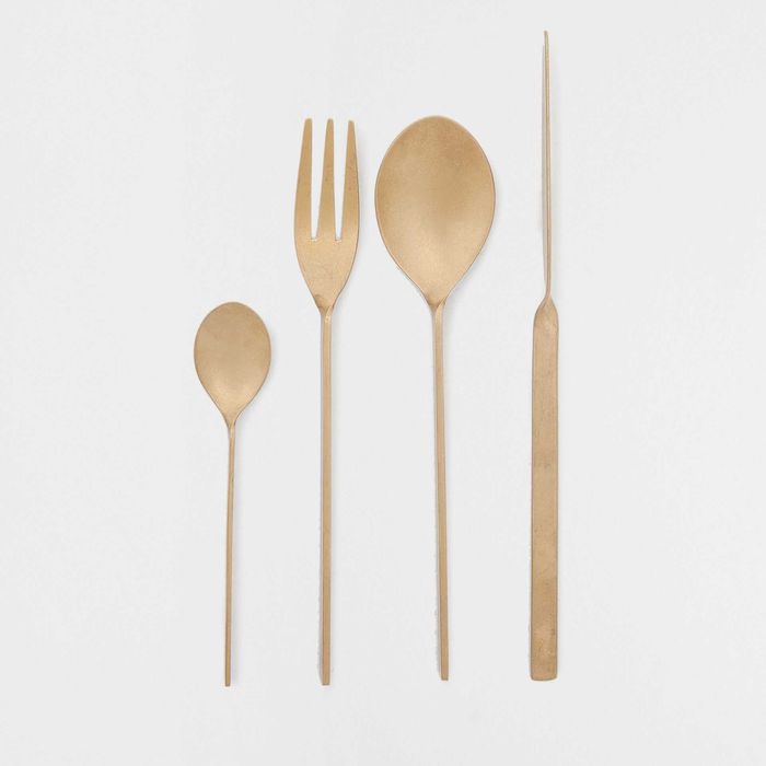 Talheres Stone Washed dourados Zara Home