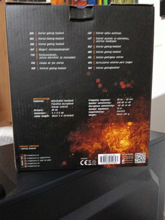 Auscultadores de gaming "Deltaco Ps5 GAM-127-W"