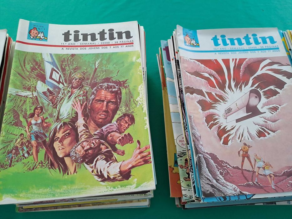 Revistas Tintin antigas!