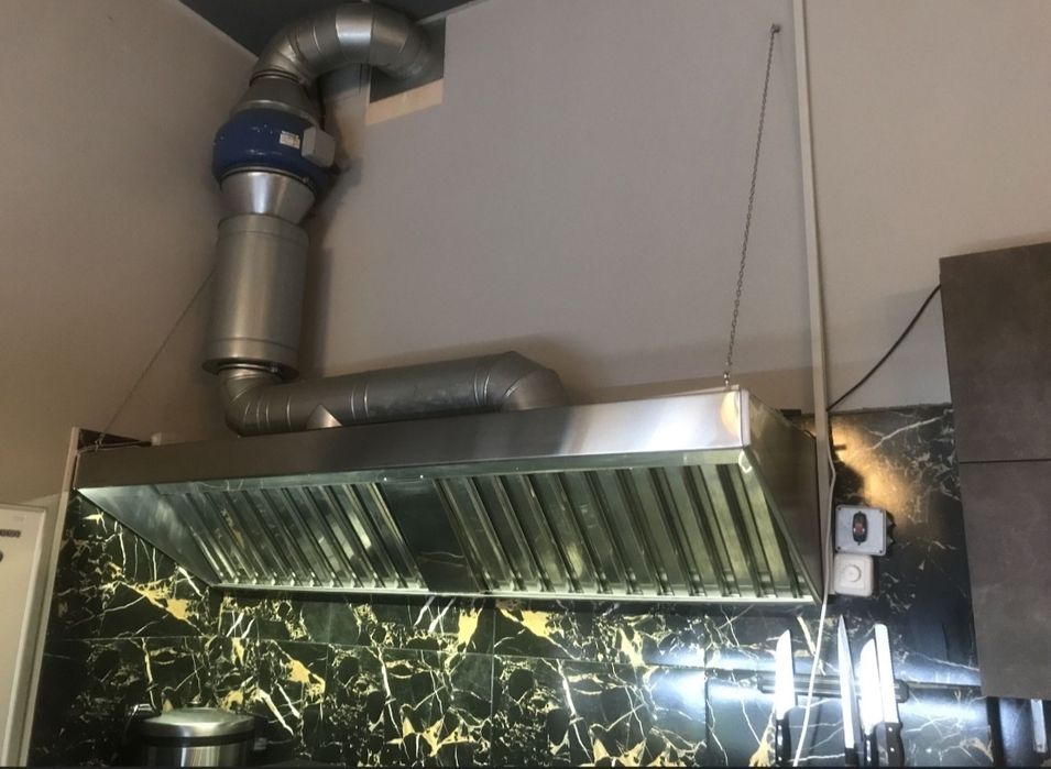 Вытяжной зонт вытяжка нержавейка пристенная