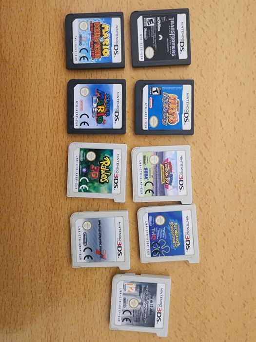 Lote Jogos Nintendo 3DS e DS Originais (Sem Caixa)