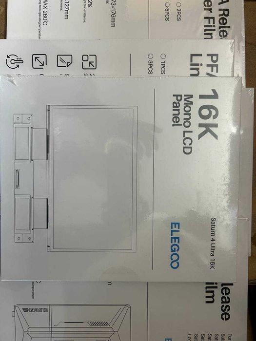 PFA-пленка ELEGOO Saturn 2,3,4 (Ultra 16K)+LCD Mono Panel 4 ultra 16K