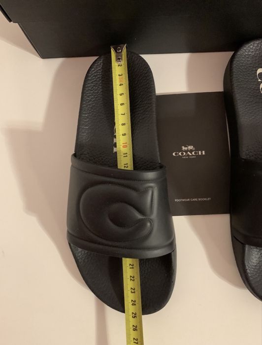 Coach резинові тапки шльопки