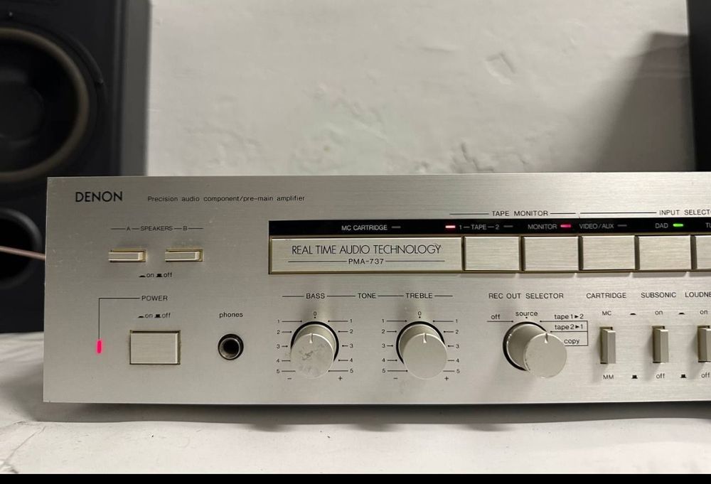 Wzmacniacz stereo Denon PMA -737, 2*65 Watt,
