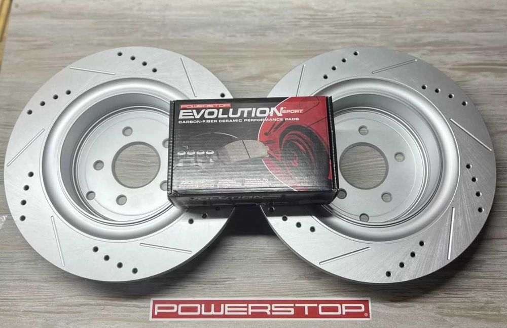 Гальмівні диски  колодки Power Stop  Porsche Cayenne, Macan, Panamera