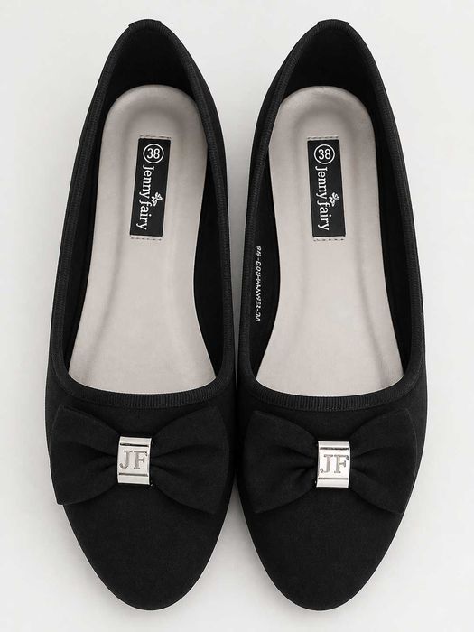 Baleriny damskie czarne 38