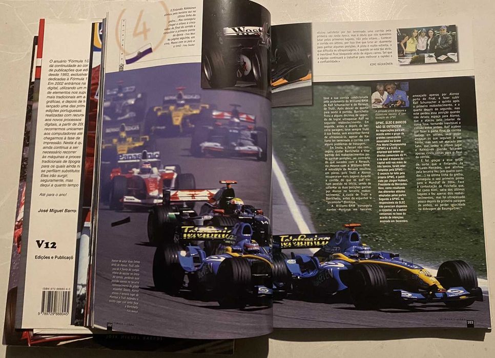 Anuários de Formula 1 (2003 e 2004)