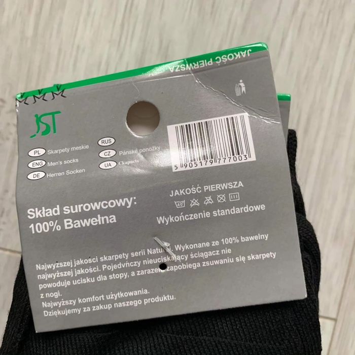 Skarpety męskie bawełniane 5 par