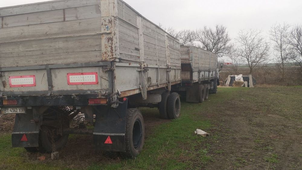 Камаз с прицепом