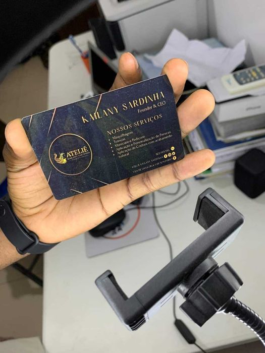 Cartões de Visita Laminados Premium | Design Personalizado + Envio