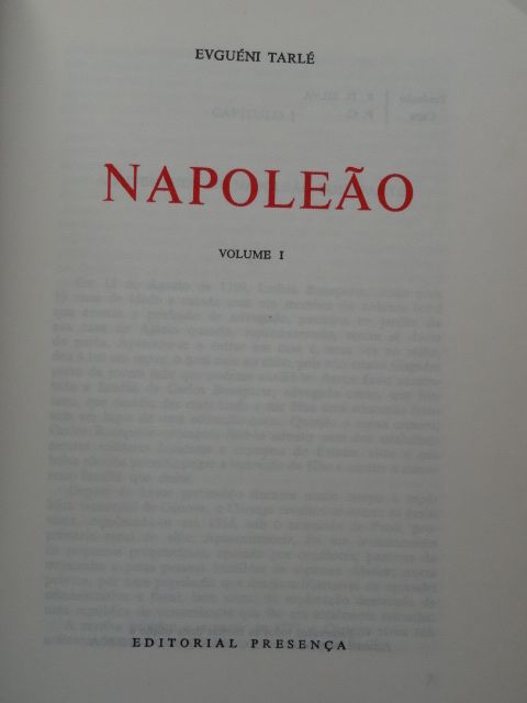 Napoleão de Evgueni Tarlé - 2 Volumes