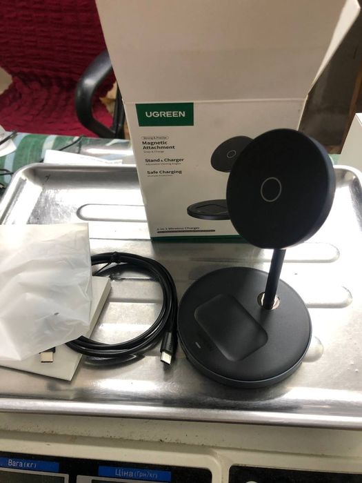 бездротовий зарядний пристрій UGREEN 2-в-1