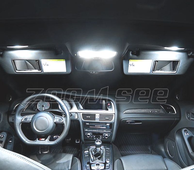 KIT COMPLETO 13 LAMPADAS LED INTERIOR AUDI A4 B8 S4