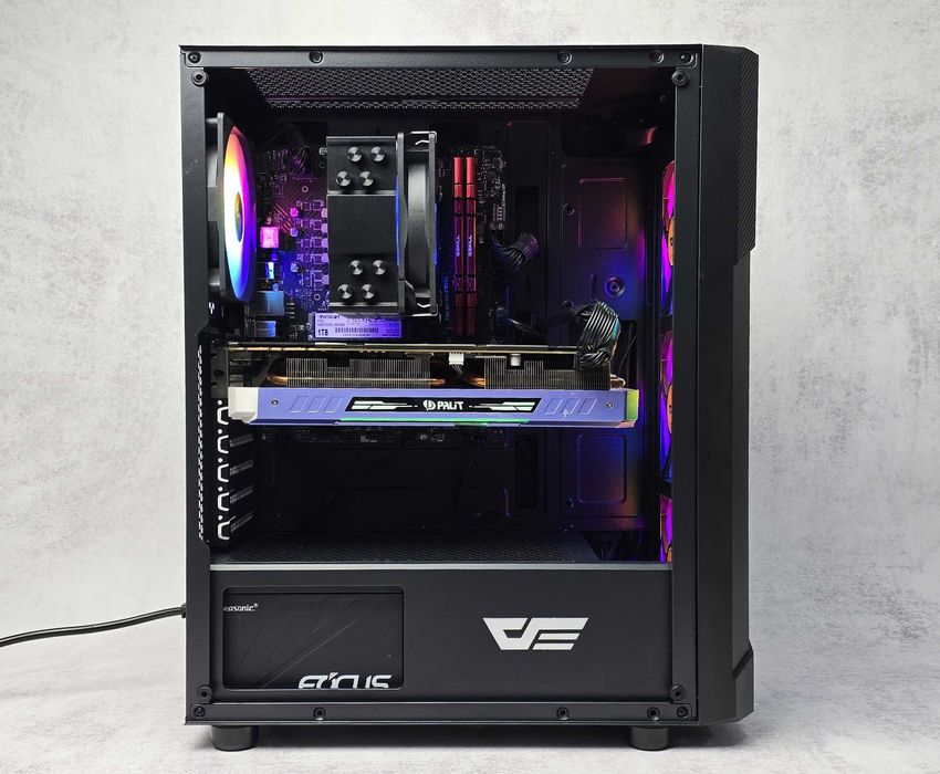 Ігровий комп'ютер Ryzen 5 5500 16/512 GTX1070 8Gb GDDR5 600W ПК Новий!