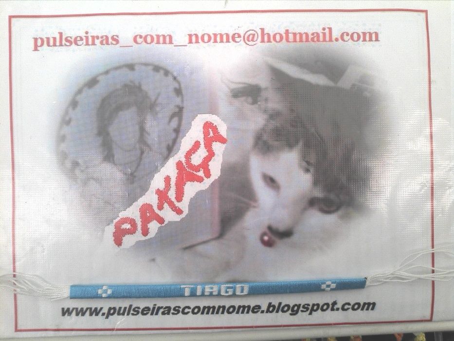 Pulseira com nome Tiago