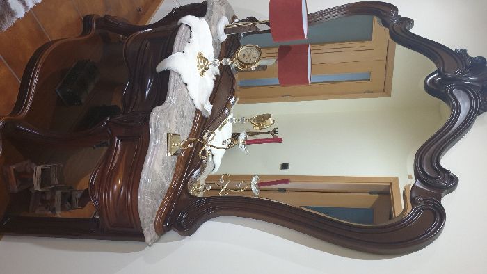 Movel Hall de entrada, credencia, aparador com espelho