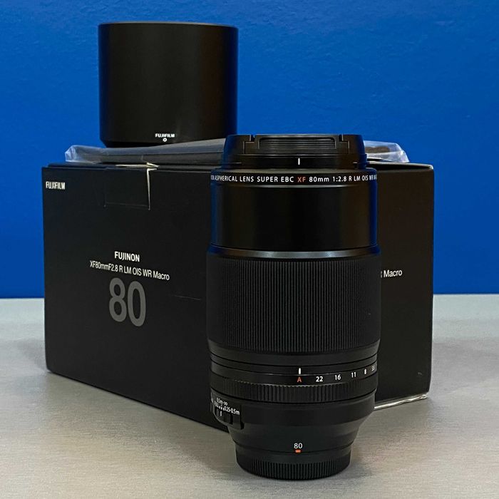 Fujifilm XF 80mm f/2.8 R LM OIS WR Macro (NOVA - 3 ANOS DE GARANTIA)