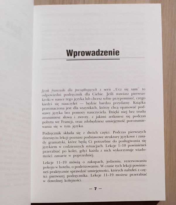 Język francuski dla początkujących Ucz się sam
