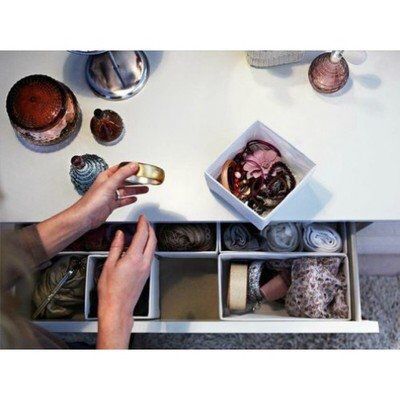 Наборы коробок для хранения белья, украшений, разных мелочей . ІКЕА .
