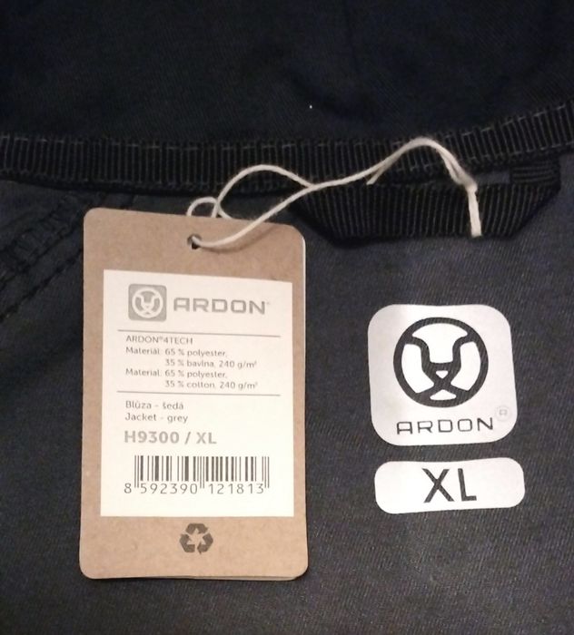 Bluza robocza ARDON 4TECH H9300 Szara męska rozmiar XL