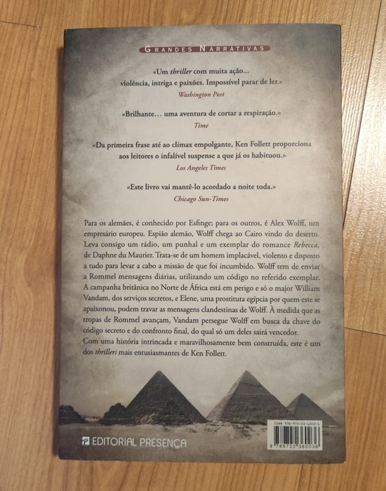 Livro "A chave para Rebecca"