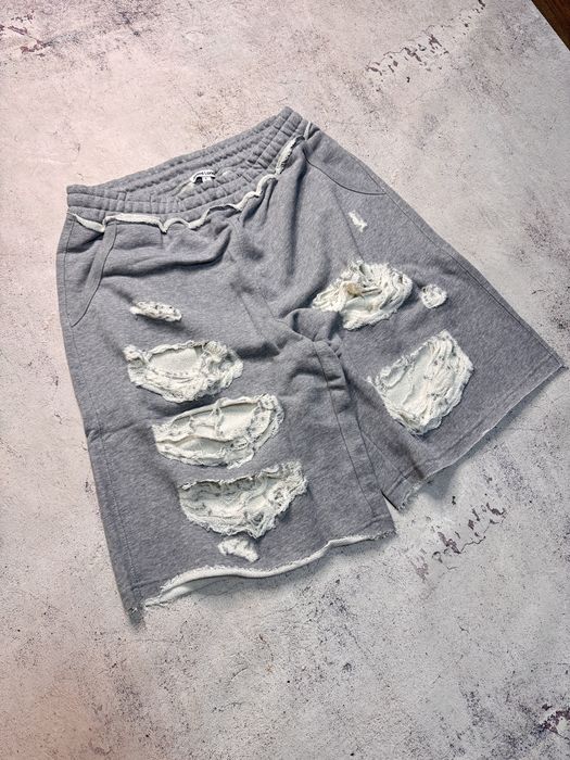 Shorts Jaded London Grey Distressed Monster XS,S,M,L