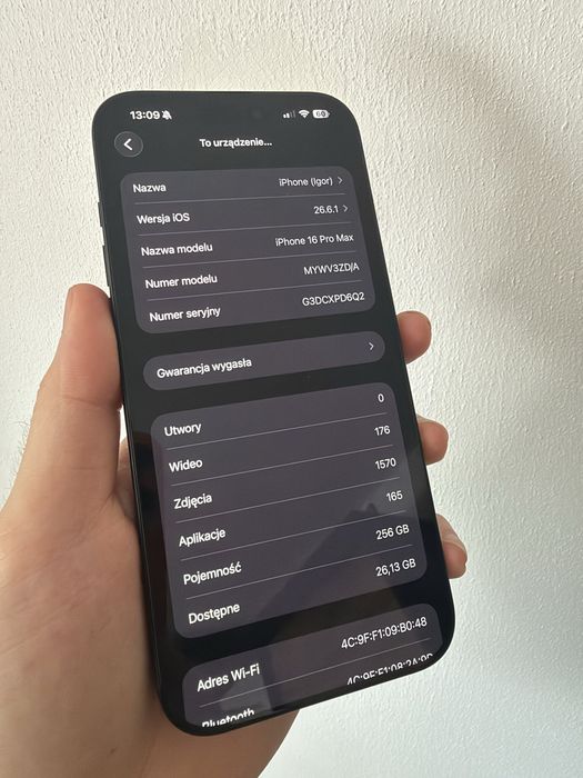 iPhone 16 Pro Max IDEAŁ!