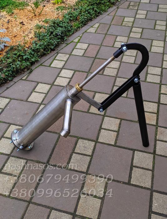 Ручний насос колонка на скважину. Водяний насос з боковою ручкою