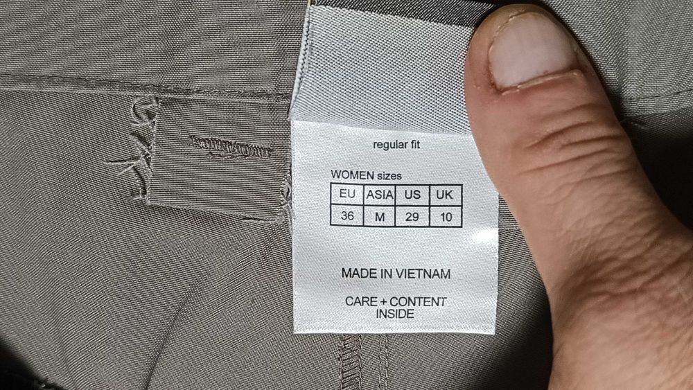 Damskie spodnie funkcyjne 2w1 JACK WOLFSKIN r.S stan idealny