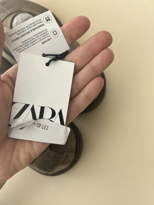 Туфлі мокасини лофери Zara унісекс 39