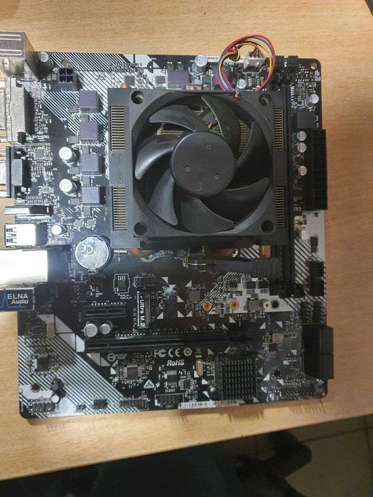 Материнская плата sAM4 ASRock B450M с Ryzen 5 2600 отл. сост.