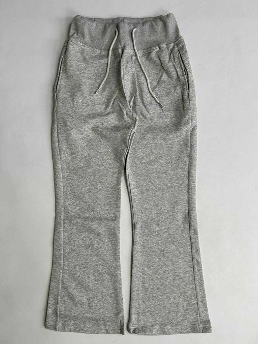 Штани жіночі сірі серые штаны grey sweatpants клеш кльош спортивки