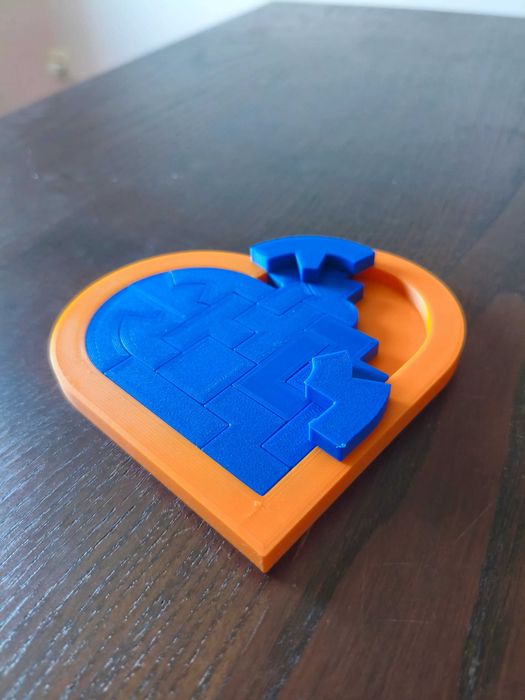 Puzzle coração – quebra-cabeças desafiante para adultos e crianças
