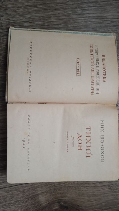 Тихий Дон из 2 книг.
