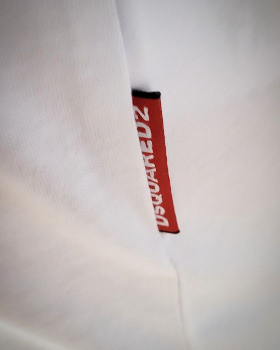 Koszulka T-Shirt męski ICON Dsquared2  biała
