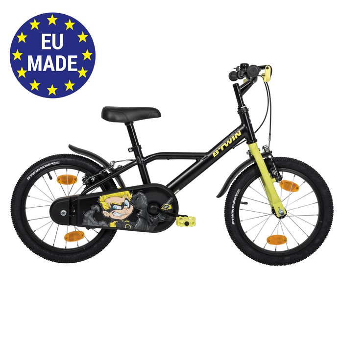 BICICLETA DE CRIANÇA 4-6 ANOS 500 DARK HERO 16 POLEGADAS