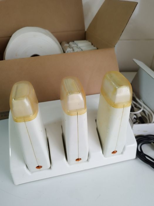 Máquina de depilação cera fria tripla com recargas